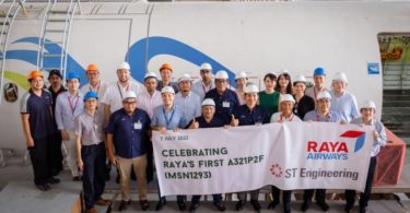 Raya Airways to charter Four Airbus A320/A321P2F jets from ST Engineering.