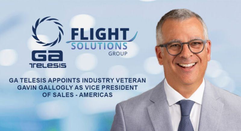 Gavin Gallogly appointed VP of Sales, Americas at GA Telesis