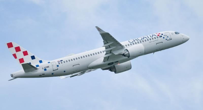 Croatia Airlines welcomes first Airbus A220-300 into fleet