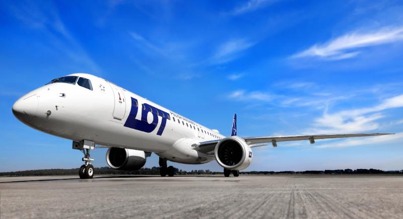 LOT Polish Airlines Takes Delivery of First Embraer E195-E2