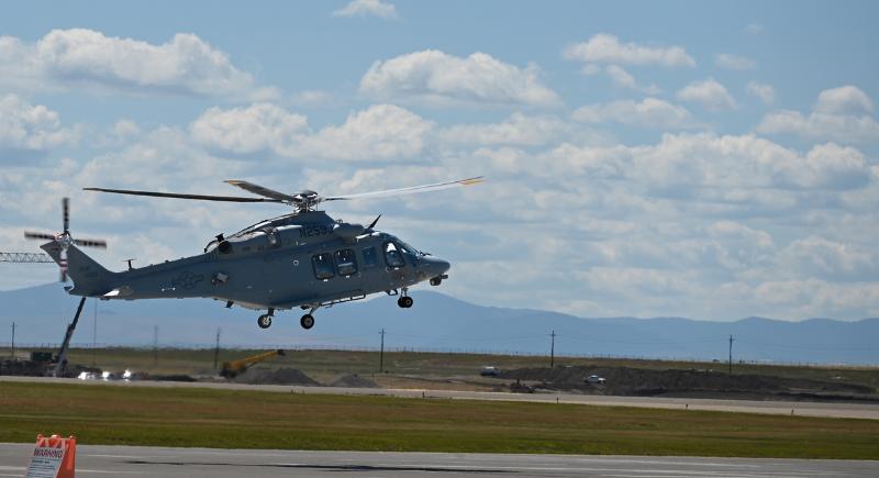 U.S. Air Force receives Boeing's first MH-139A Grey Wolf helicopter