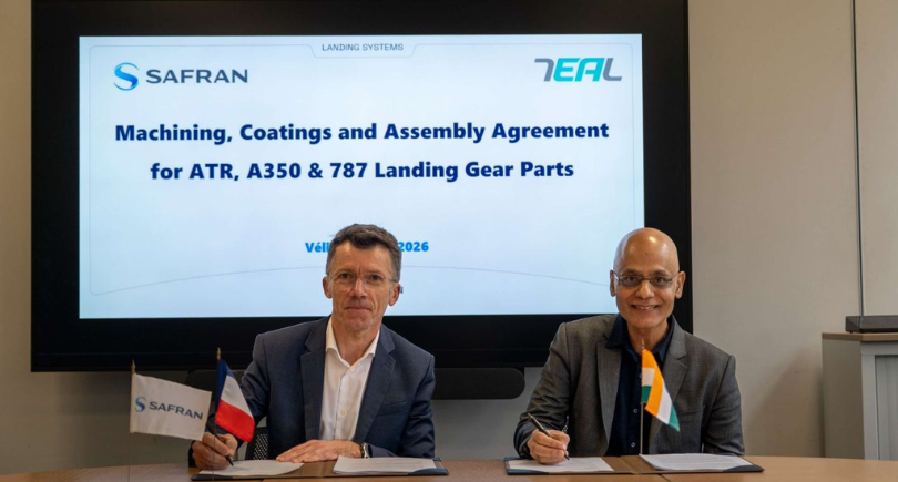 Officials sign agreement between Safran Landing Systems and Titan Engineering & Automation Limited