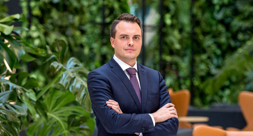 Portrait of Vytautas Jankauskas, newly appointed CEO of FL Technics Wheels and Brakes.
