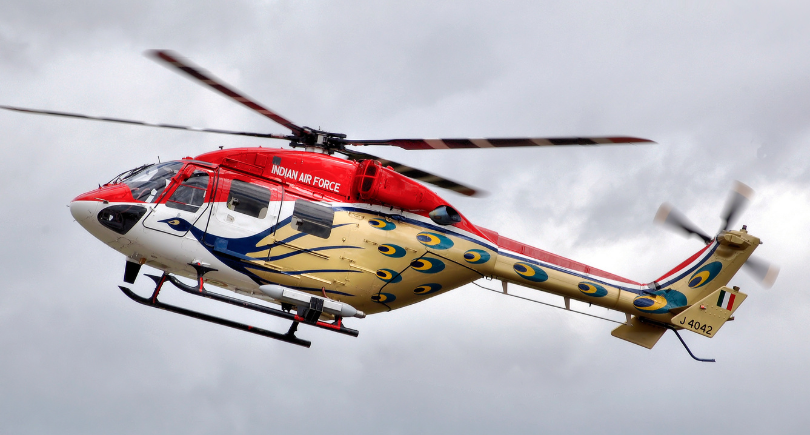 Dhruv-NG soaring the sky.