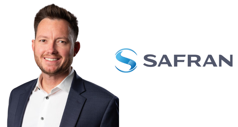 Safran logo and Kevin Pearson.