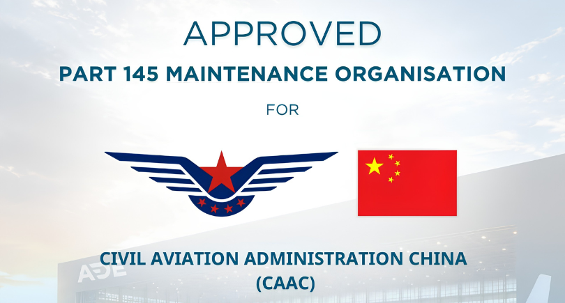ADE has received CAAC Part 145 approval, enabling it to provide certified aircraft maintenance services for Chinese airlines and operators.