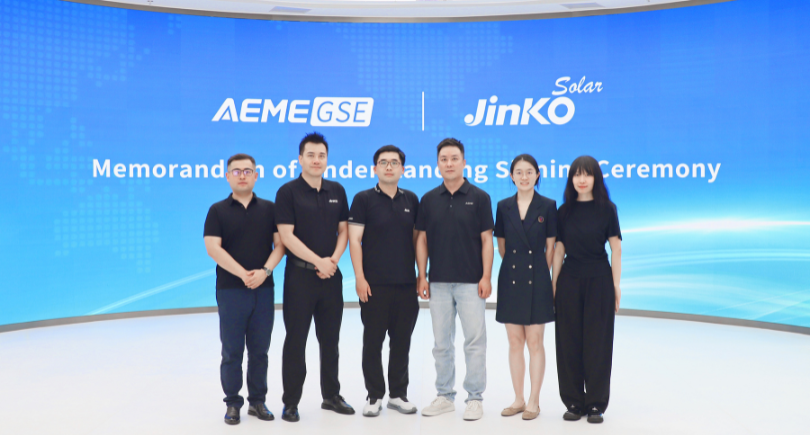 AEME GSE and JinkoSolar sign MoU to develop zero-carbon airport solutions.