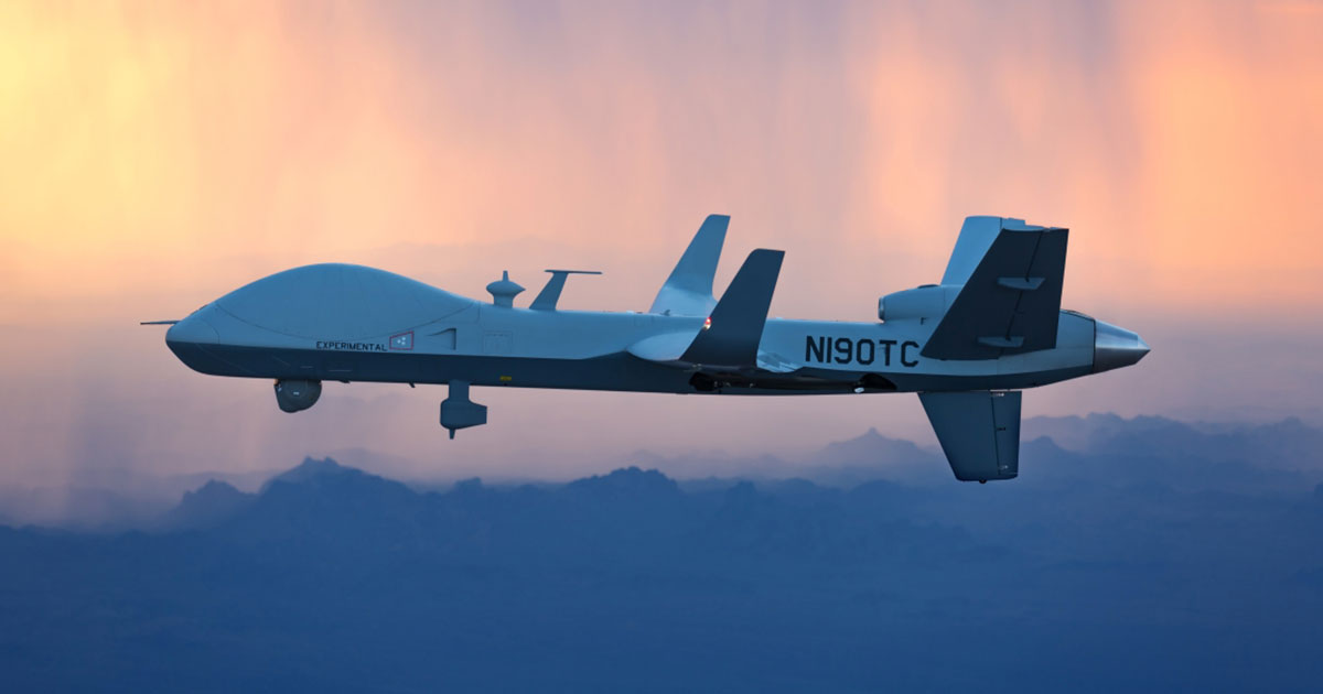 GA-ASI Block 30 Ground Control Station configured to operate MQ-9B SkyGuardian and SeaGuardian remotely piloted aircraft.