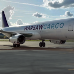 Warsaw Cargo Airbus A321 freighter supported by TP Aerospace LFL programme.