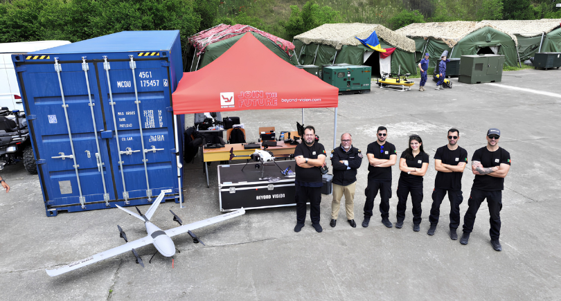 Beyond Vision and La Orizont showcase autonomous drone technologies for defence and emergency response in Romania.