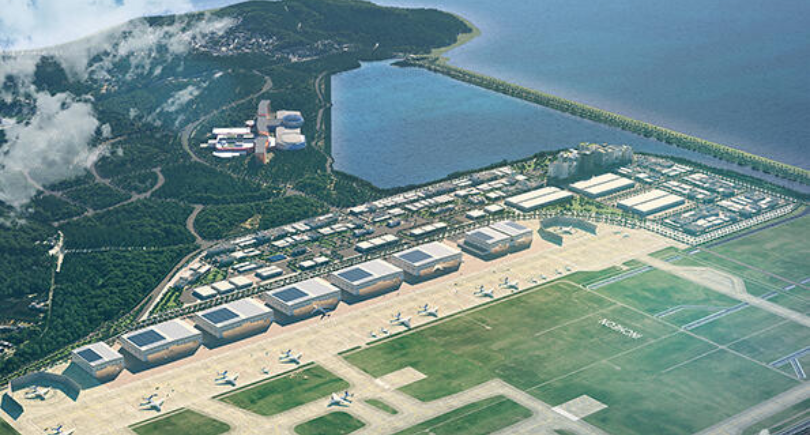 Incheon Airport's Advanced Aviation Complex with integrated MRO hangars