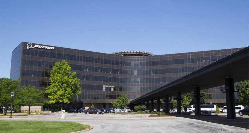 Boeing headquarters amid aerospace labour strike concerns