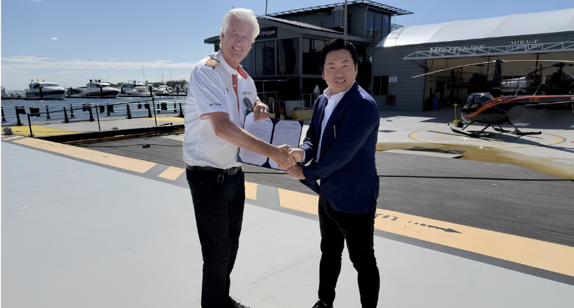 SkyDrive SD-05 eVTOL aircraft planned for Gold Coast scenic flights under an LOI with Gold Coast Helitours.