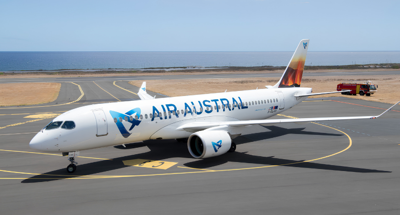 Thales AVIATOR 200S Cockpit Satcom system for Air Austral A320neo aircraft