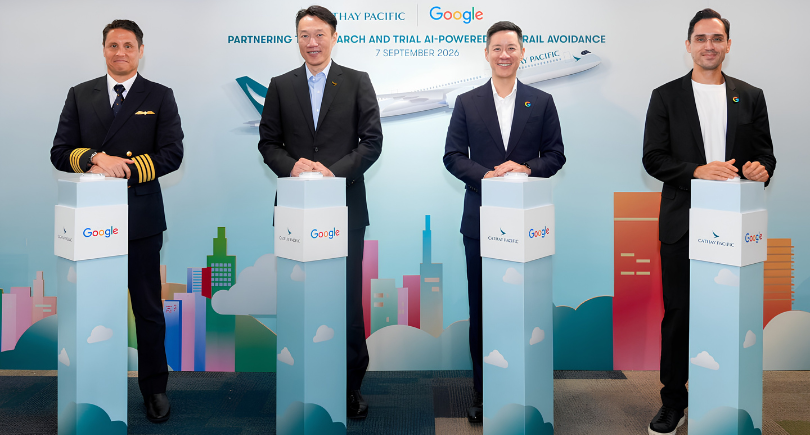 Cathay Pacific aircraft using AI-powered contrail avoidance technology