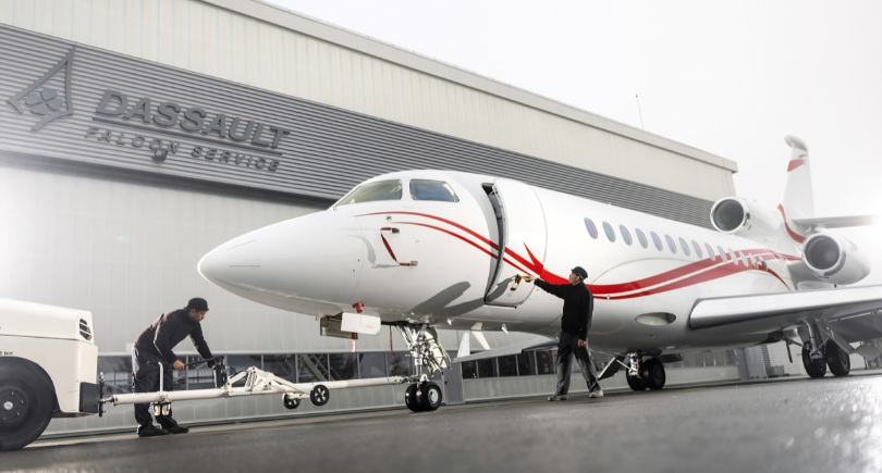 Dassault Falcon Service Mérignac maintenance facility in France