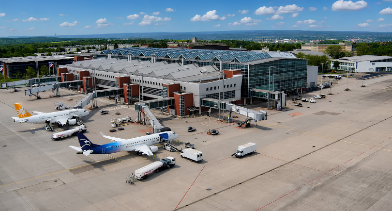 EFW aircraft at Dresden Airport as infrastructure plans support MRO growth