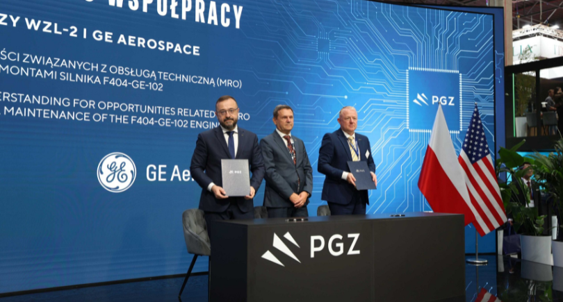 GE Aerospace and WZL-2 F404-GE-102 engine MRO partnership in Poland