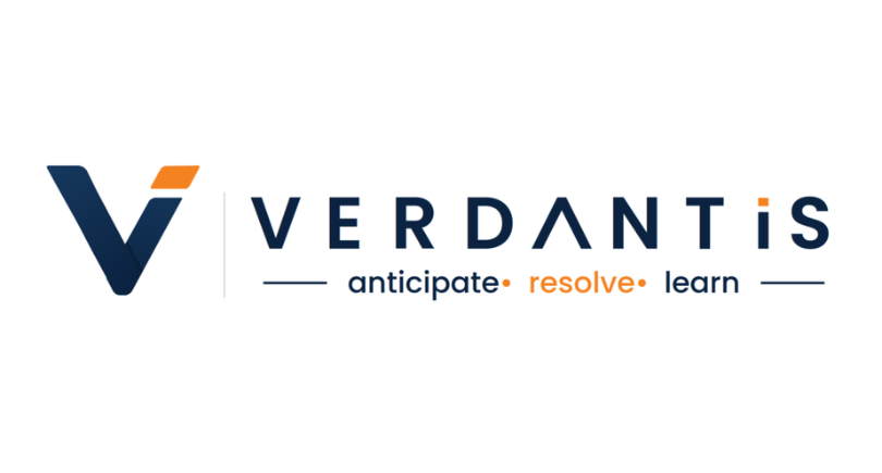 Verdantis logo with AI-native MRO tagline