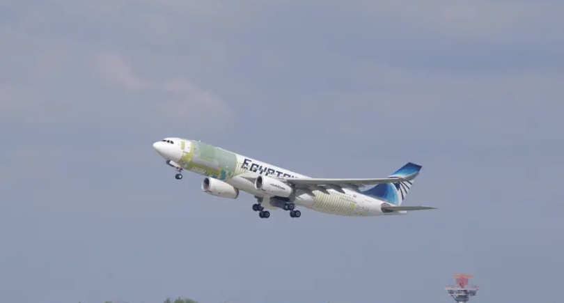 EgyptAir A330 aircraft flying after P2F conversion