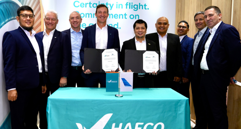 HAECO and Garuda Indonesia sign GE90 engine services agreement