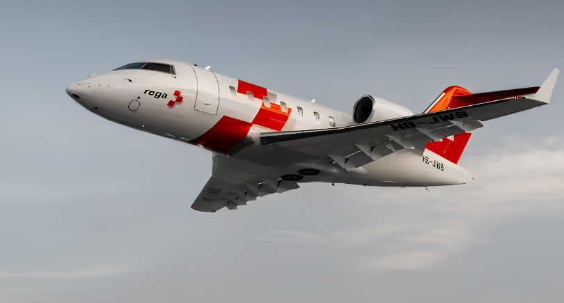 Rega Challenger CL650 aircraft using AMOSeTL electronic technical logbook