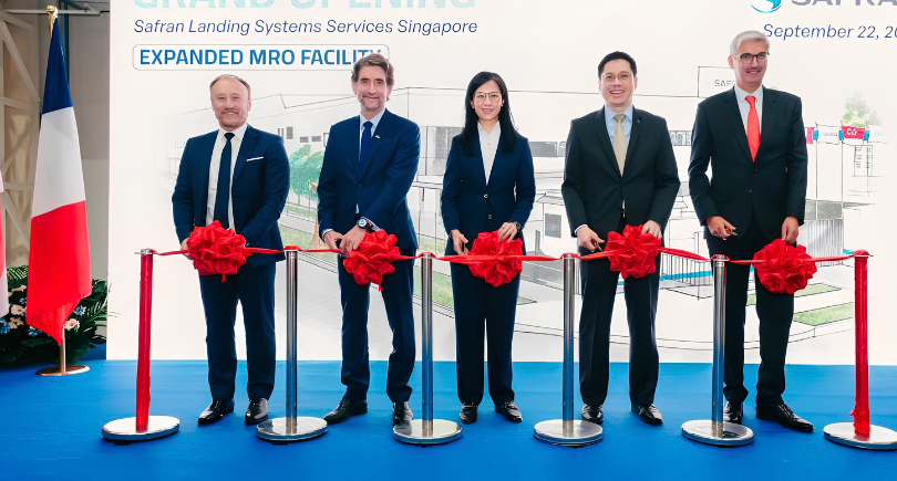 Safran Landing Systems Singapore MRO facility landing gear overhaul assembly line