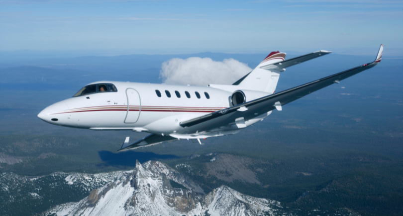 Hawker 700, 800 and 900 series aircraft with Starlink Aviation connectivity upgrade