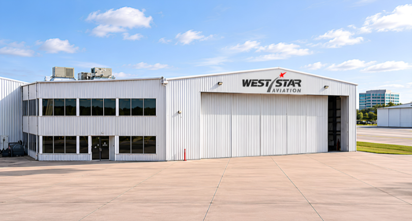West Star Aviation’s live AOG technician tracking map showing technician locations and mobile maintenance capabilities across the United States.