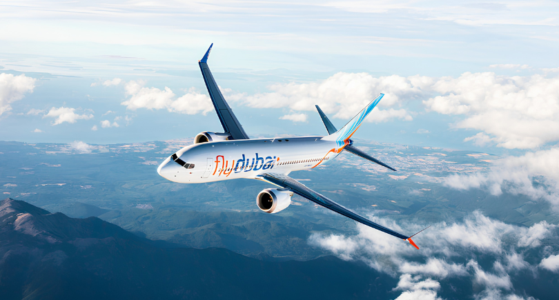 flydubai Boeing 737 MAX cabin retrofit with lie-flat Business Class seats and Boeing Space Bins