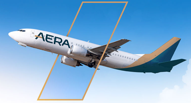 Aera Aviation Capital aircraft pictured in flight