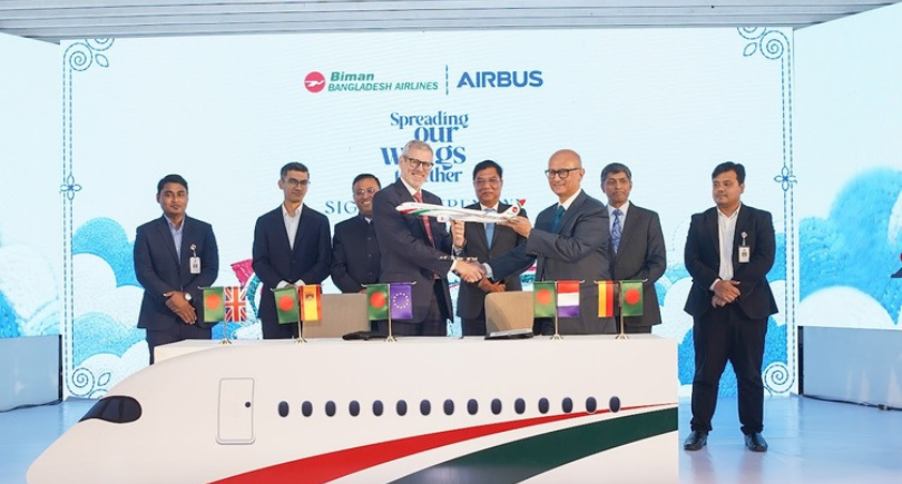Biman Bangladesh orders four A350-900s and six A321neos from Airbus to modernise its fleet and expand international operations.