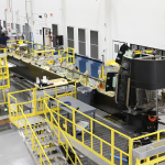 Bell MV-75 Cheyenne development programme showing nacelle structures, drive system gearbox testing and systems integration work.
