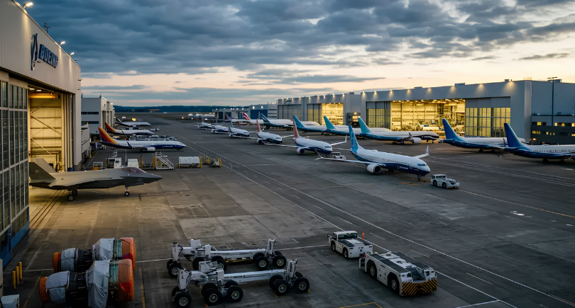 Boeing commercial aircraft, including the 737, 767, 777 and 787, delivered during the third quarter of 2026