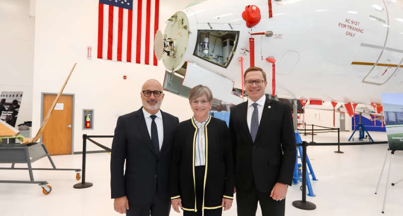 Bombardier Wichita service facility supporting aircraft maintenance, wheel and tire component repair, and technician training.