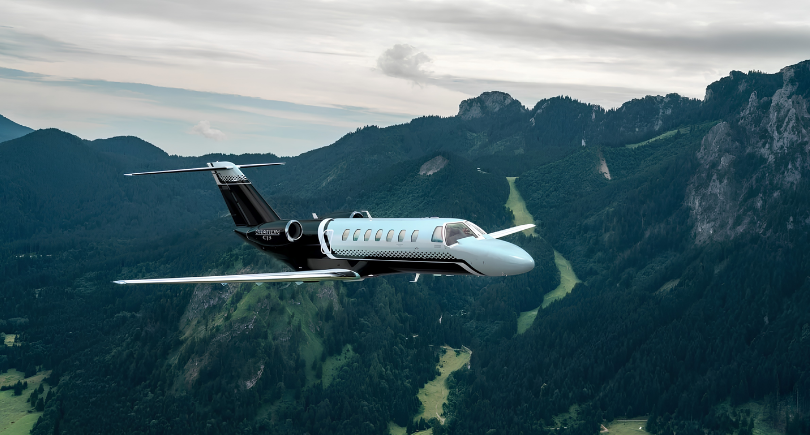Cessna Citation CJ3 Gen2 light business jet featuring Garmin G3000 avionics, autothrottle technology and updated cabin amenities.