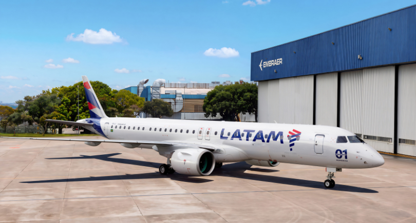 Embraer E195-E2 aircraft covered by LATAM Airlines Group’s component pool agreement for maintenance and component support
