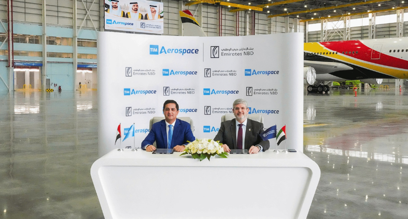 TIM Aerospace aircraft MRO facility at Al Maktoum International Airport in Dubai