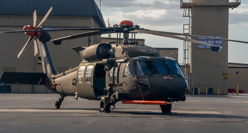 GE Aerospace T901 turboshaft engine developed for US Army Black Hawk and Apache helicopters.