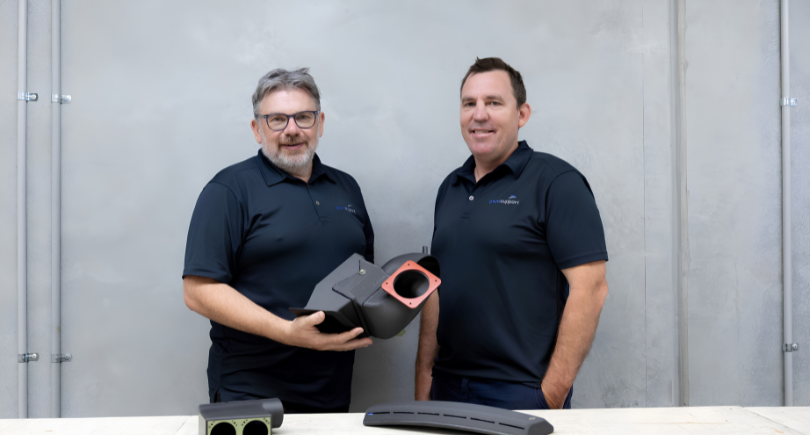Plane Support’s 3D-printed cabin air-conditioning ducting components for the Bell 214B helicopter
