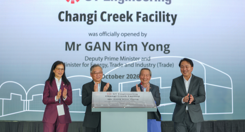 ST Engineering’s new airframe MRO facility at Changi Airport in Singapore