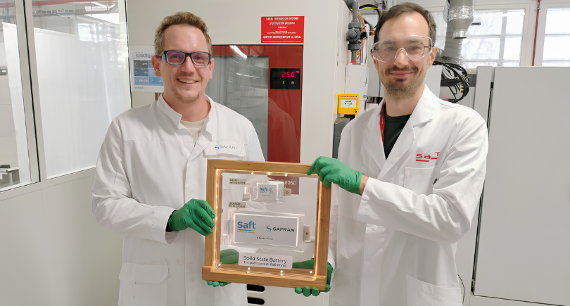 Semi-solid battery cells developed by Saft for Safran’s evaluation and validation programme targeting future electric and hybrid-electric aircraft
