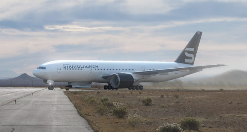 Stratolaunch Boeing 777-200ER carrier aircraft for Talon-A hypersonic testing