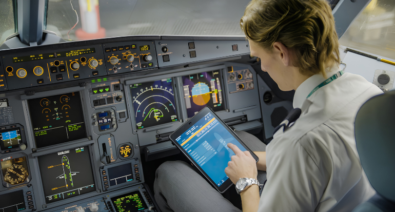 Thales AvioBook Flight electronic flight bag solution for Royal Air Maroc pilots